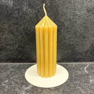 Mesivahast küünal "Triibuline" kõrge