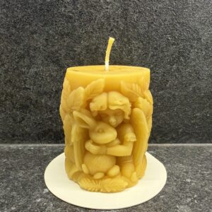 Mesilasvahast küünal "Hoidja ingel"