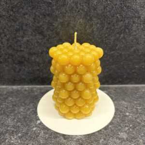 Mesilasvahast küünal "Mullid"